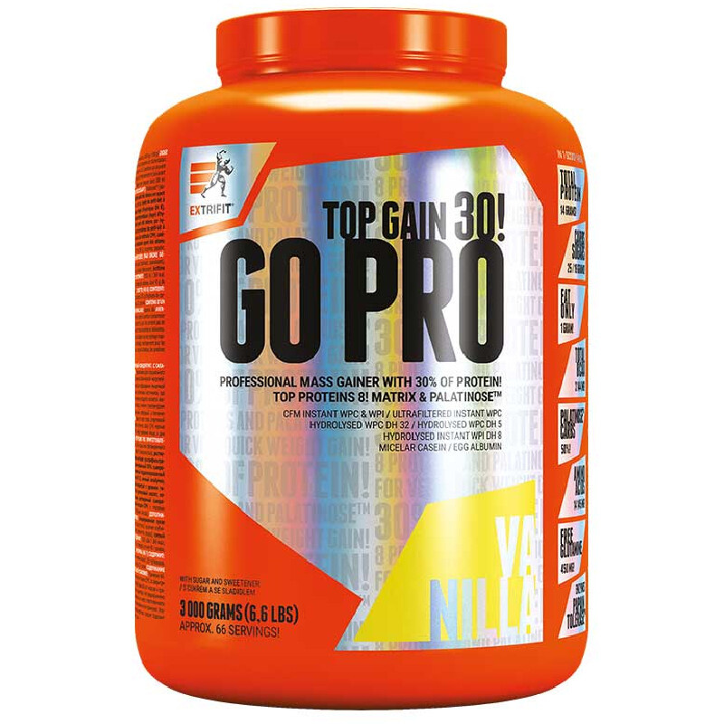 Extrifit Go Pro 30 3000g doza - vanilka