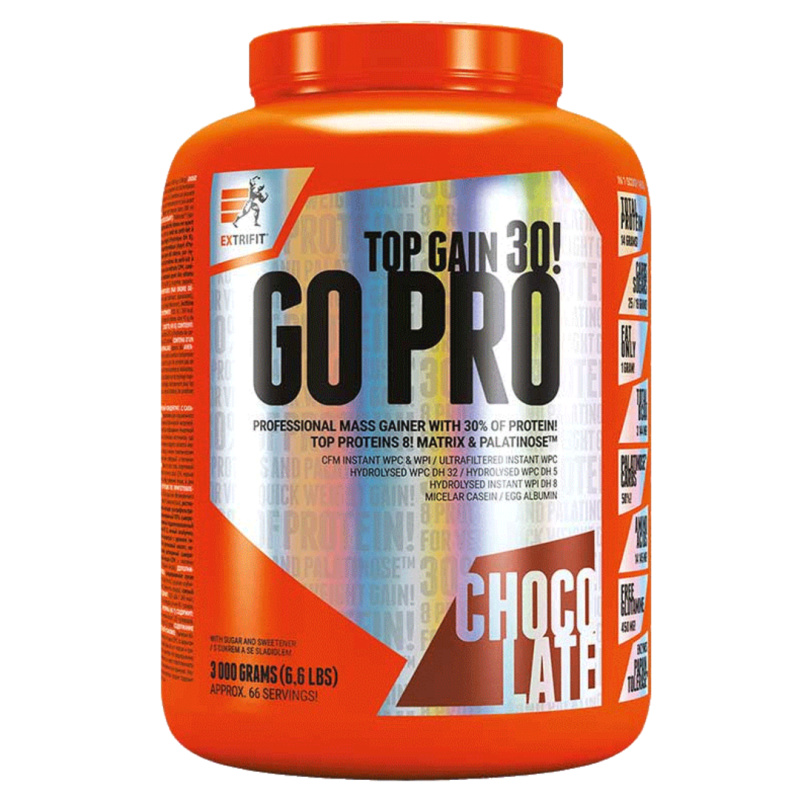 Extrifit Go Pro 30 3000g doza - jahoda