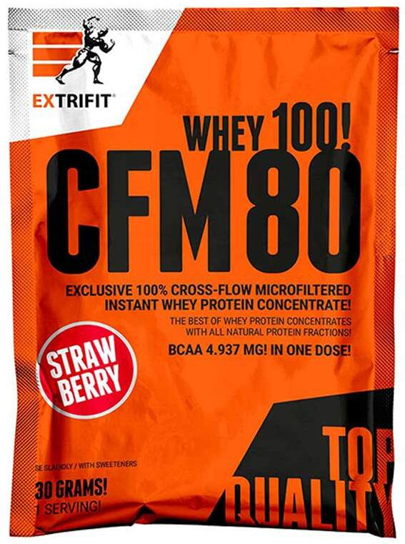 Extrifit CFM Instant Whey 80 30 g - jahoda