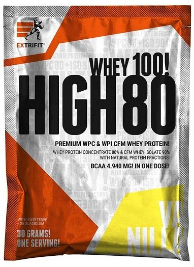 Extrifit High Whey 80 vzorek 30 g - vanilka