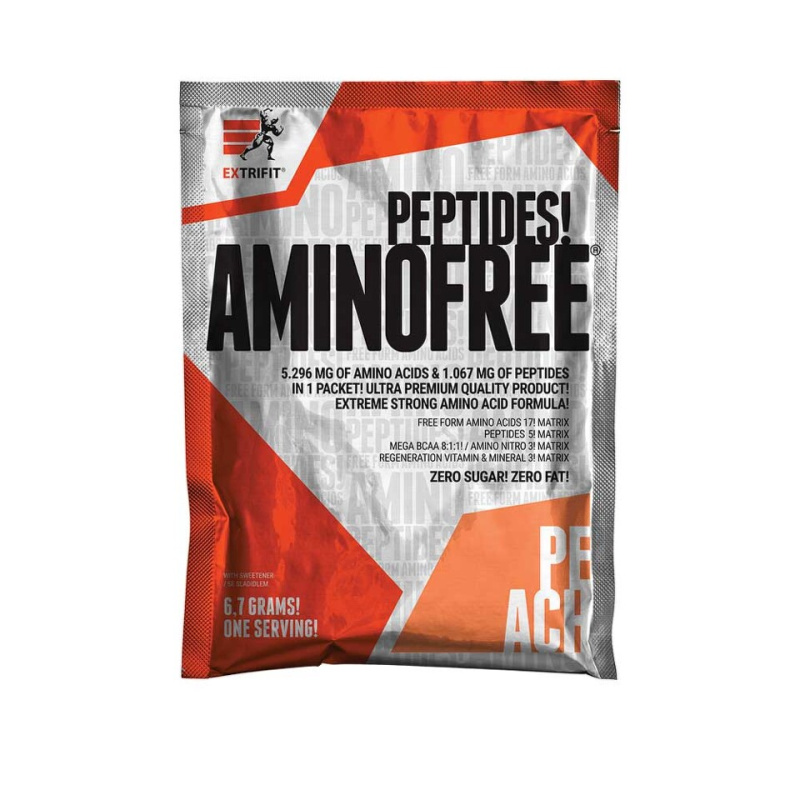 Extrifit AminoFree Peptides vzorek 6,7 g - broskev