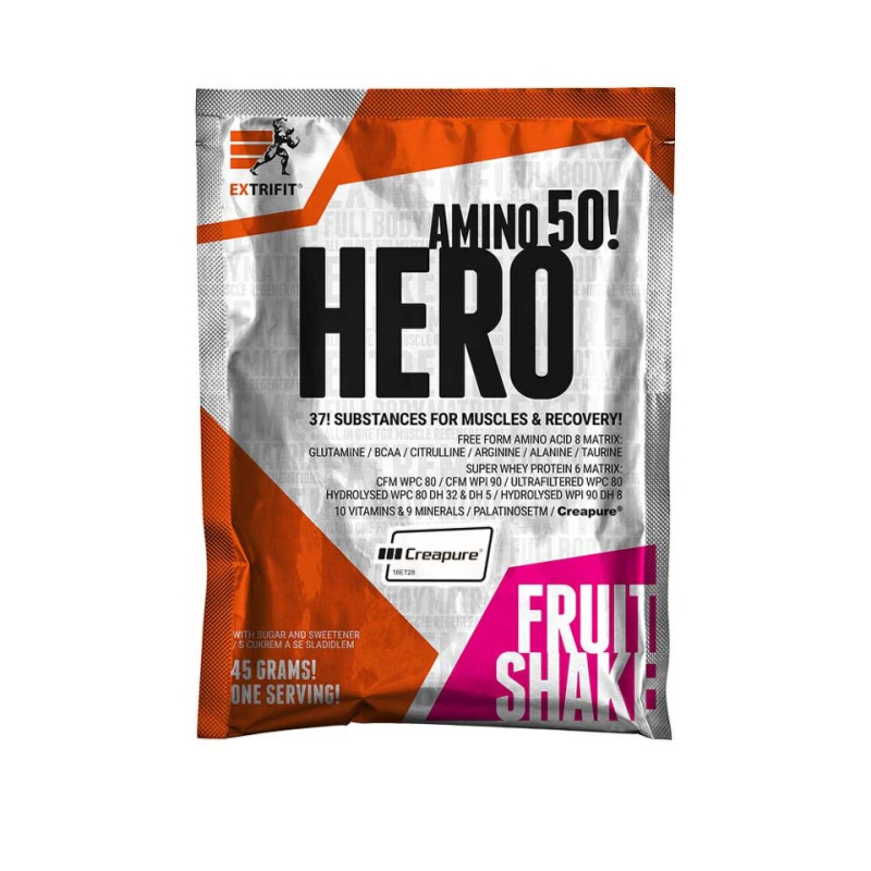 Extrifit Hero vzorek 45 g - ovocný shake