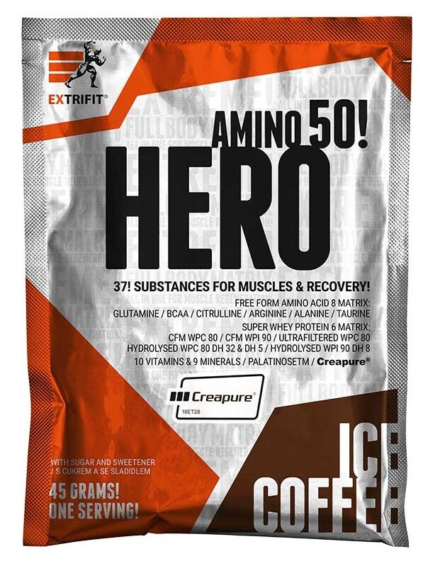 Extrifit Hero vzorek 45 g - ledová káva
