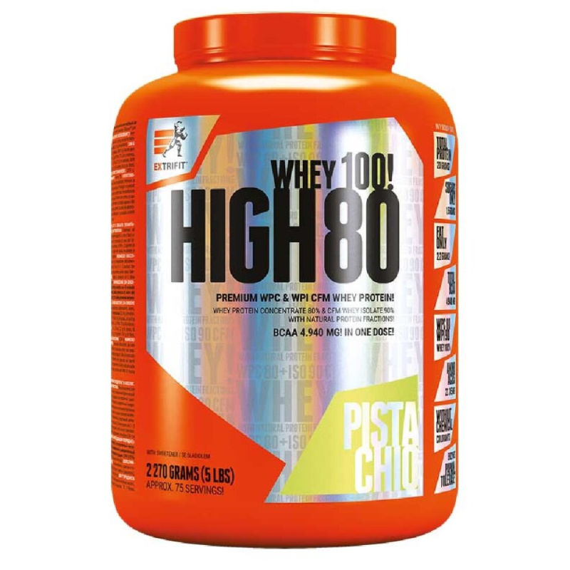 Extrifit High Whey 80 2,27kg - pistácie