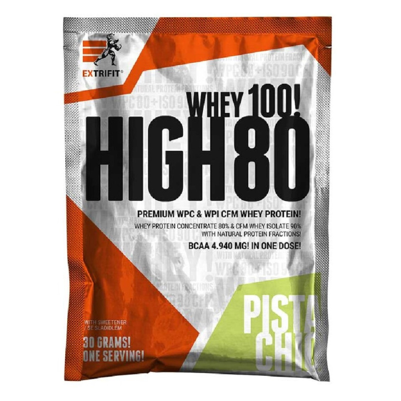Extrifit High Whey 80 vzorek 30 g - pistácie