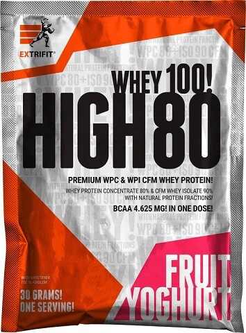 Extrifit High Whey 80 vzorek 30 g - ovocný jogurt