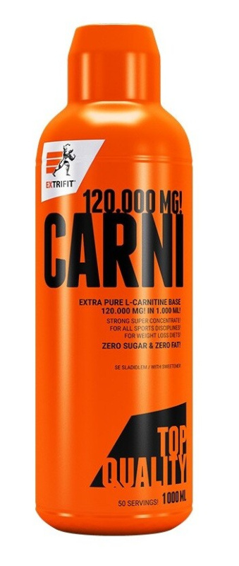 Extrifit Carni Liquid 120000 mg 1000 ml - malina