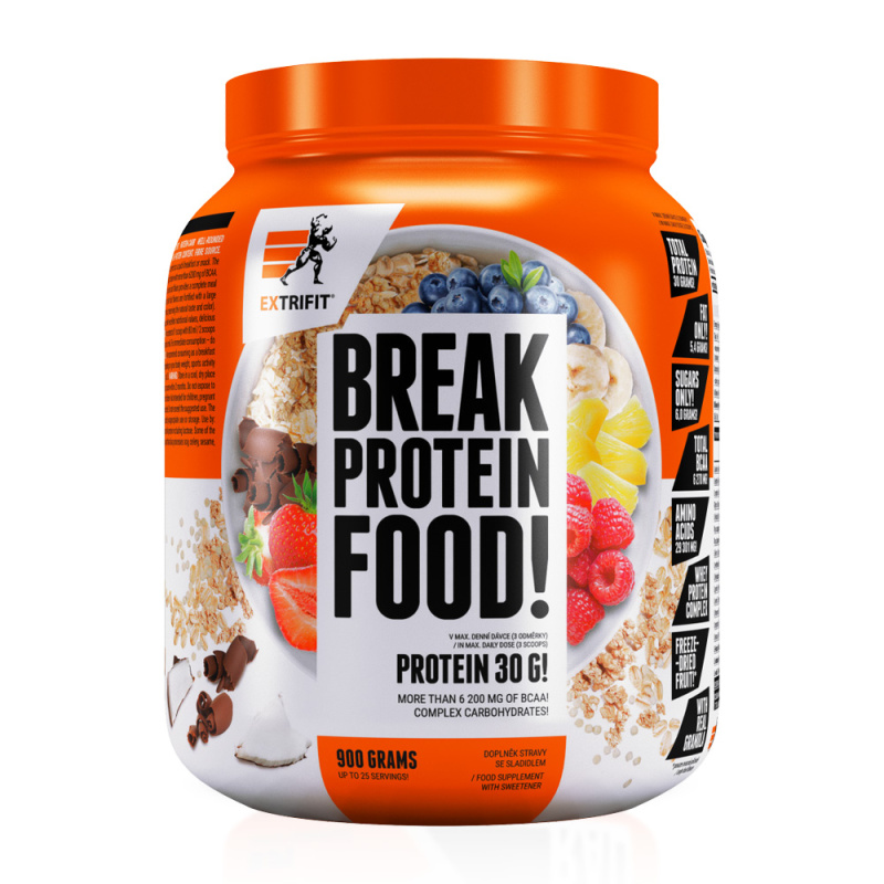 Extrifit Protein Break 90 g - borůvka