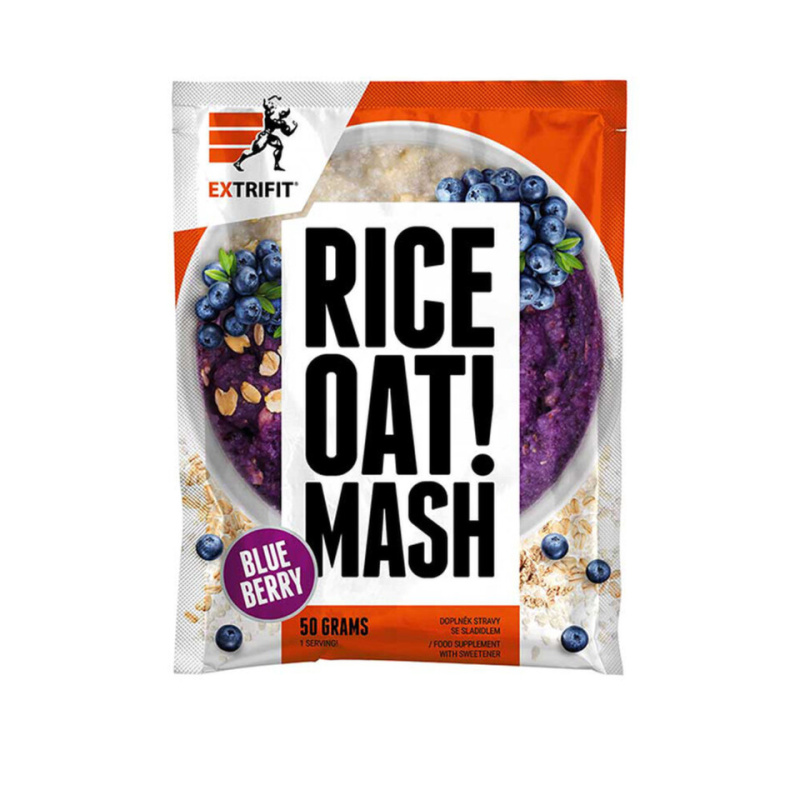 Extrifit Rice & Oat Mash 50 g - borůvka