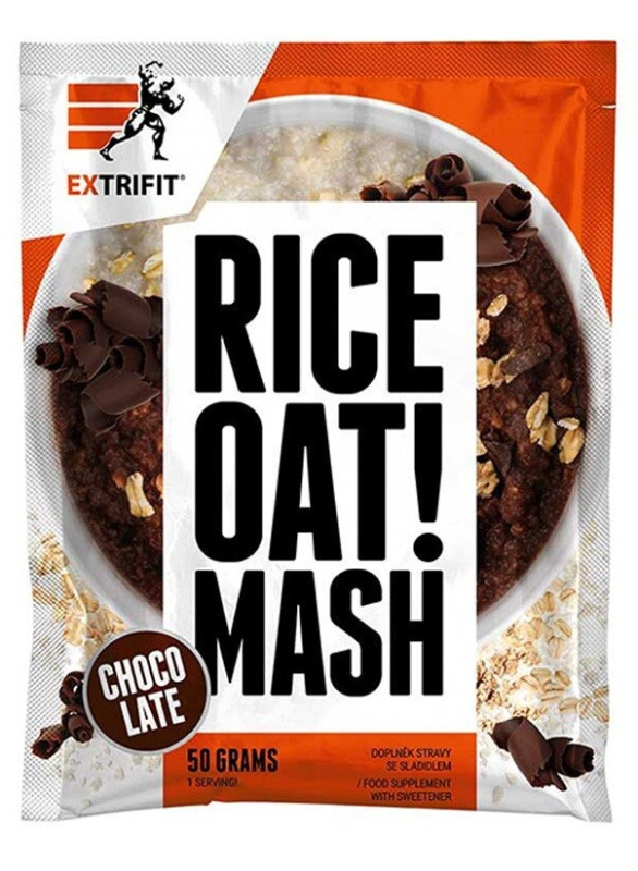 Extrifit Rice & Oat Mash 50 g - čokoláda
