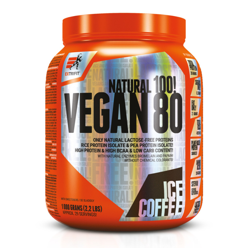 Extrifit Vegan Protein 80 1000 g Příchuť: Čokoláda