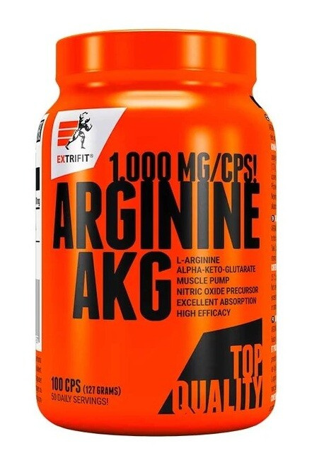 Extrifit Arginin AKG 1000 mg 100 kapslí