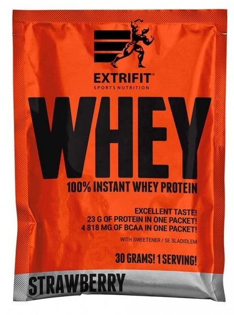 Extrifit 100% Whey Protein 30 g - jahoda