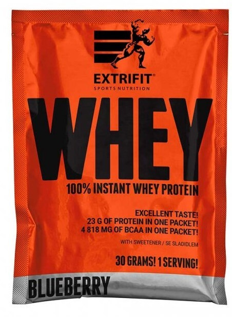Extrifit 100% Whey Protein 30 g - borůvka