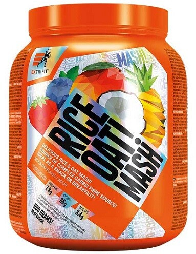 Extrifit Rice & Oat Mash, 900 g Příchuť: Malina