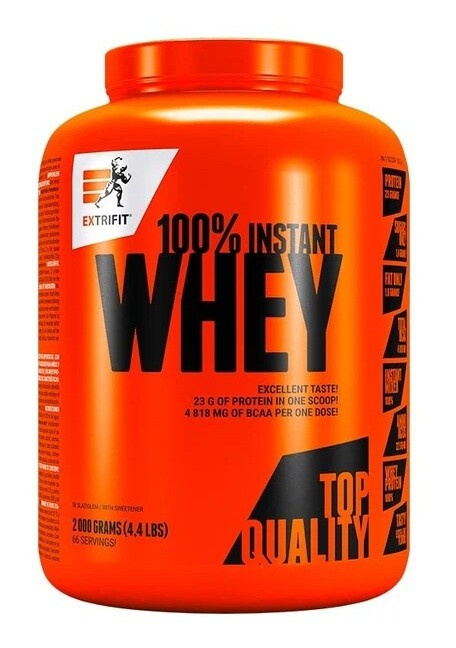 Extrifit 100% Whey Protein 2000 g - ovocný shake