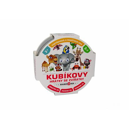 Kubíkovy hrátky se zvířátky 3v1 v plechové krabičce