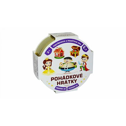 Pohádkové hrátky 2v1 společenská hra v plechové krabičce 10x4cm