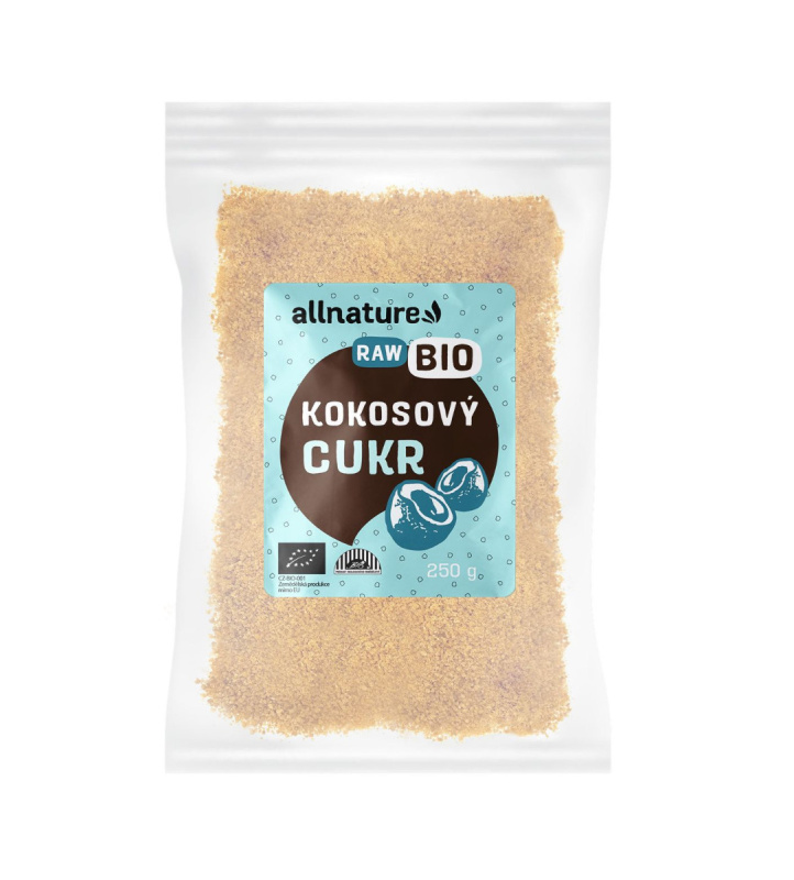 Allnature Kokosový cukr BIO, 250 g