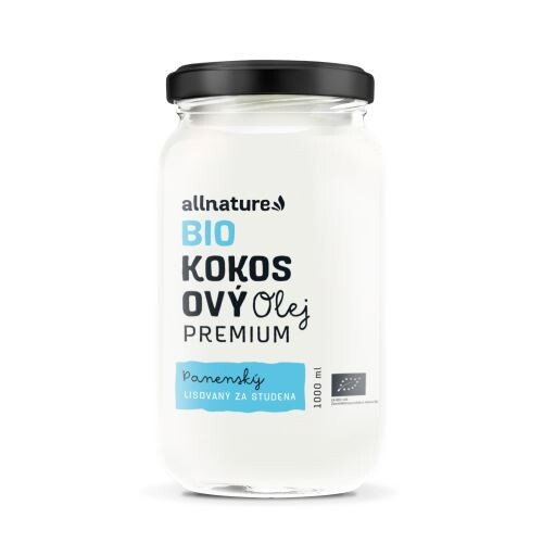 ALLNATURE Kokosový olej panenský BIO 1000 ml