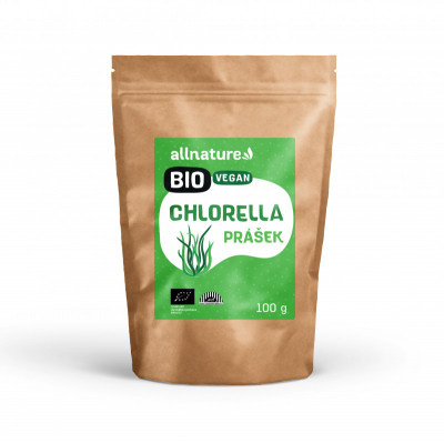 Allnature Chlorella prášek BIO, 100 g