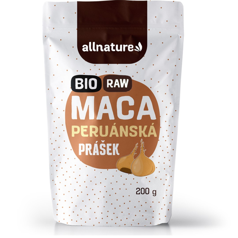 ALLNATURE Maca peruánská prášek BIO/RAW 200 g