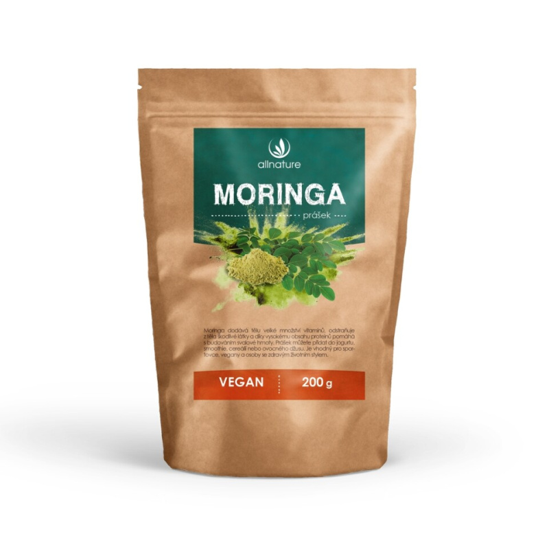 ALLNATURE Moringa prášek RAW 200 g
