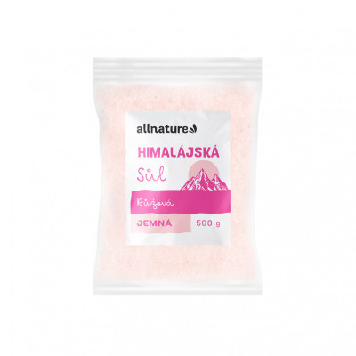 ALLNATURE Himalájská sůl růžová jemná 500 g