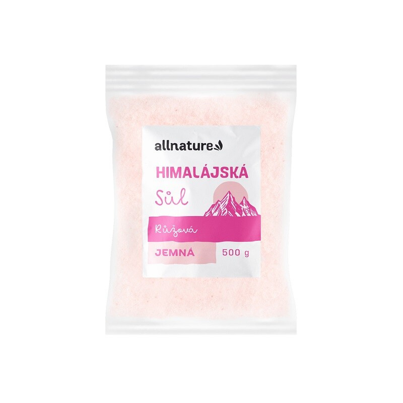 ALLNATURE Himalájská sůl růžová jemná 500 g