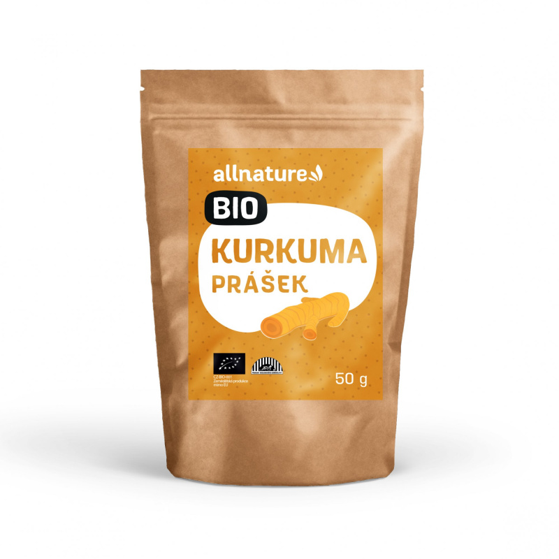 Allnature Kurkuma prášek BIO, 50 g