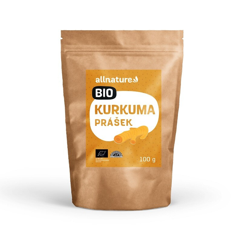 ALLNATURE Kurkuma prášek BIO 100 g
