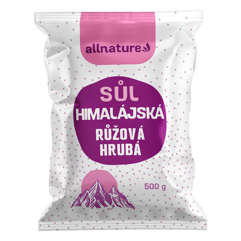 ALLNATURE Himalájská sůl růžová hrubá 500 g
