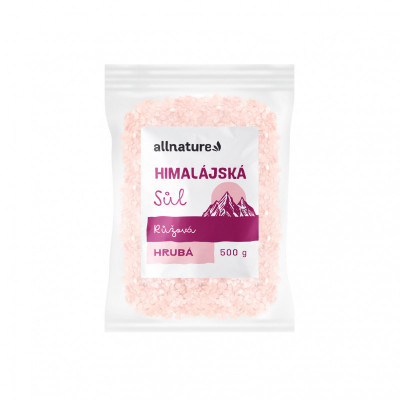 ALLNATURE Himalájská sůl růžová hrubá 500 g