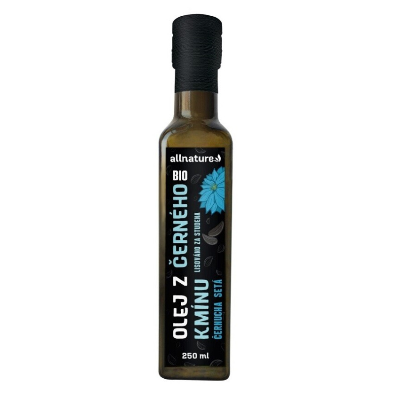 Allnature Olej z černého kmínu BIO 250 ml