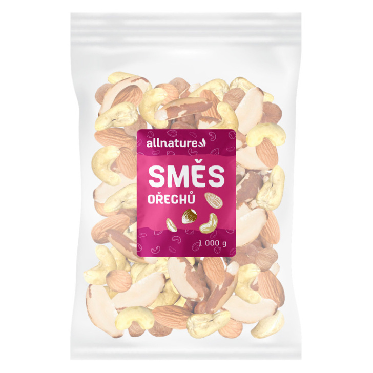 Allnature Směs ořechů, 1000 g