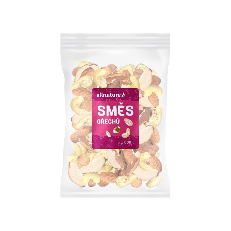 Allnature Směs ořechů, 1000 g