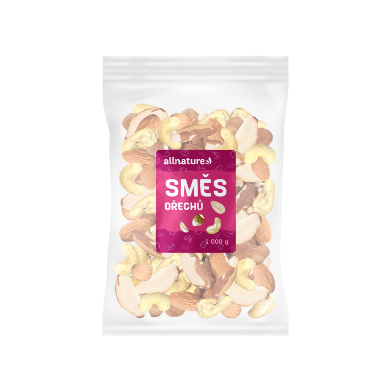 Allnature Směs ořechů, 1000 g