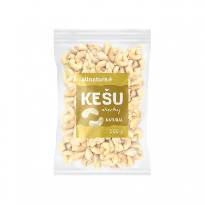 Allnature Kešu jádra, 500 g