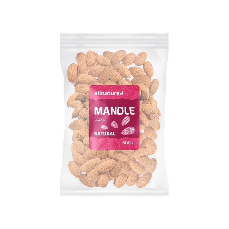 ALLNATURE Mandle jádra natural 500 g