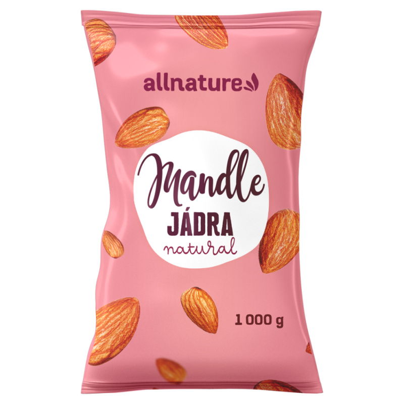 Allnature Mandle jádra, 1000 g