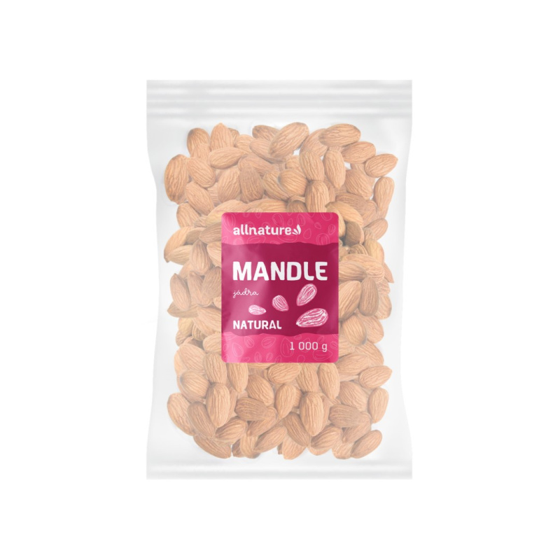 Allnature Mandle jádra, 1000 g