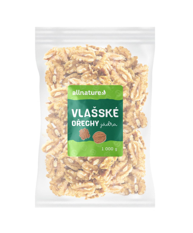 ALLNATURE Vlašské ořechy jádra 1000 g