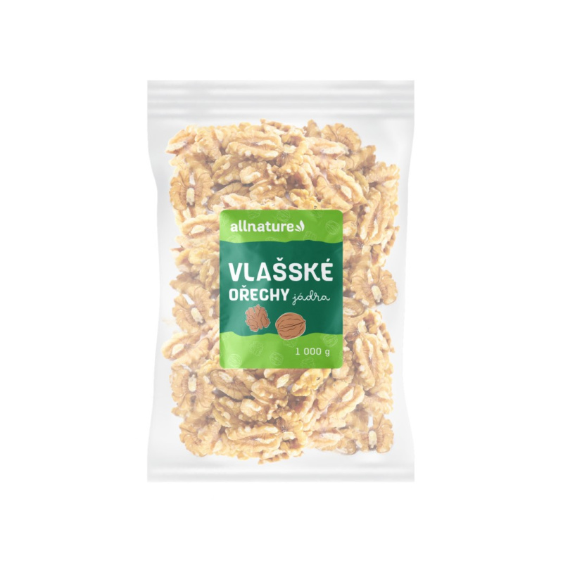 ALLNATURE Vlašské ořechy jádra 1000 g