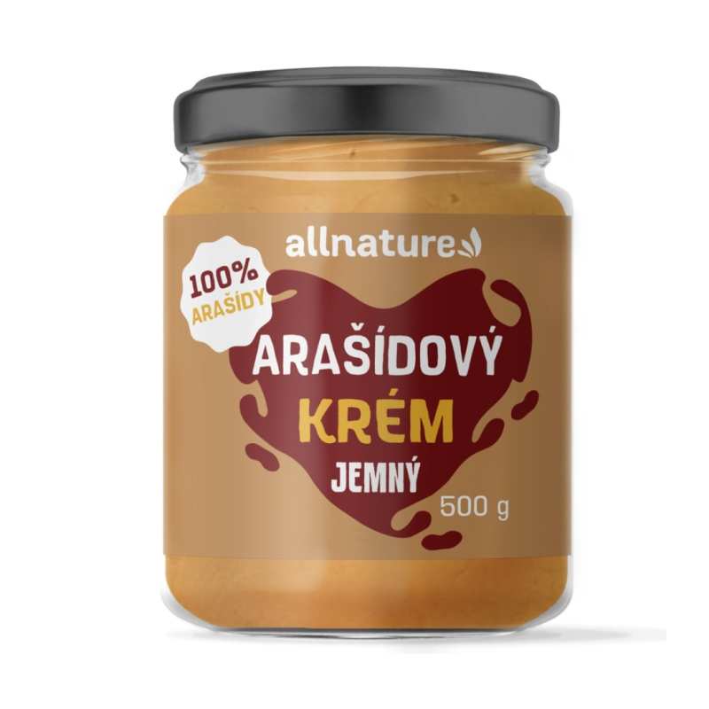 ALLNATURE Arašídový krém jemný 500 g