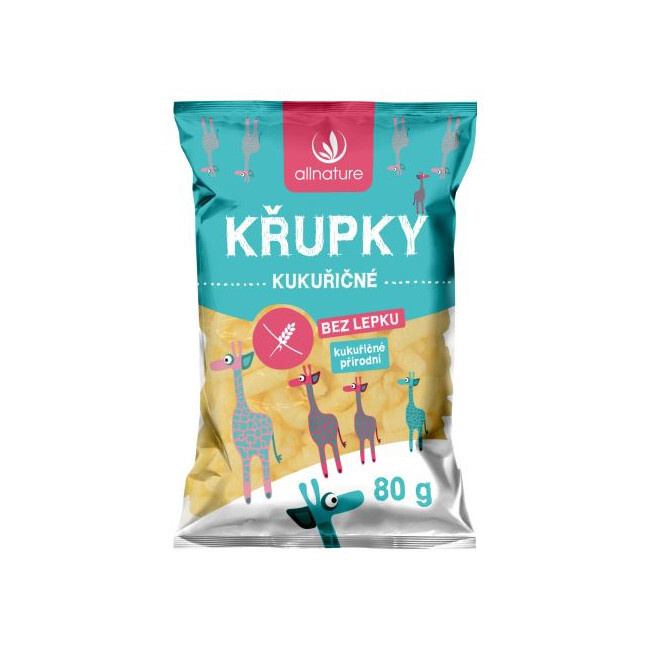 Allnature Kukuřičné křupky, 80 g