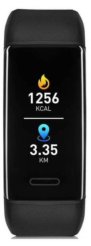 Fitness náramek Niceboy X-Fit GPS (xfit-gps) / 160 mAh / 0,96" (2,4 cm) / IP67 / GPS / černá Varianta: ivi2