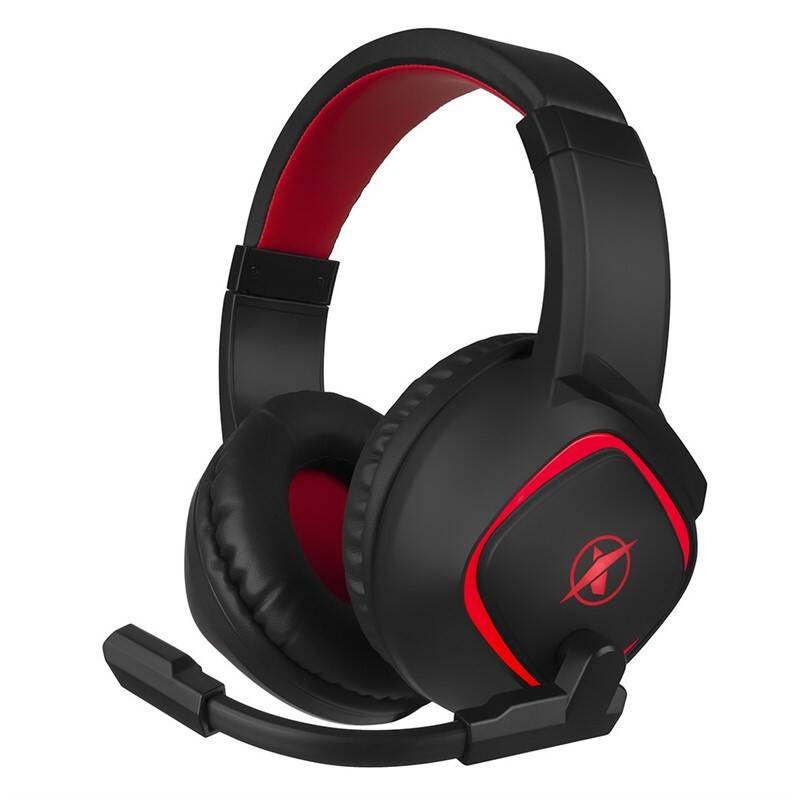 Headset Niceboy ORYX X300 / herní sluchátka / 20 Hz až 20 kHz / 110 dB / 16 ohm / černá/červená Varianta: ivi1