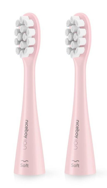 Náhradní hlavice Niceboy ION Sonic Soft / 2 ks / růžová Varianta: ivi1