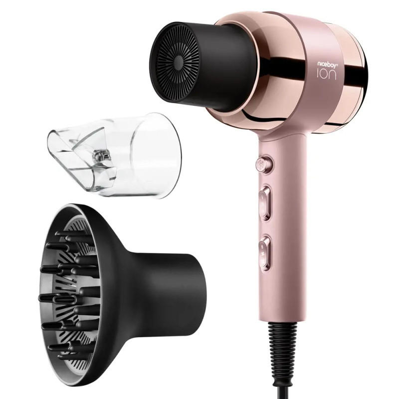 Niceboy Airsonic PRO Pink fén na vlasy růžová 1 ks