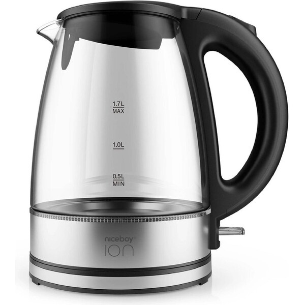 Niceboy ION Kettle K1 Crystal Glass Black Černá